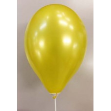12'' Local Round Atex Metallic Yellow Balloon
